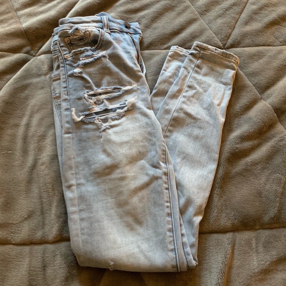 american eagle brand new basic high rise jeggings